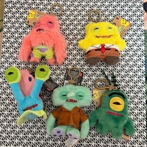 FUGLER X SpongeBob keychain! ONE Piece only!